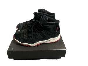 Air Jordan 11 Retro PS 'Bred Velvet' Black/Gym Red-White